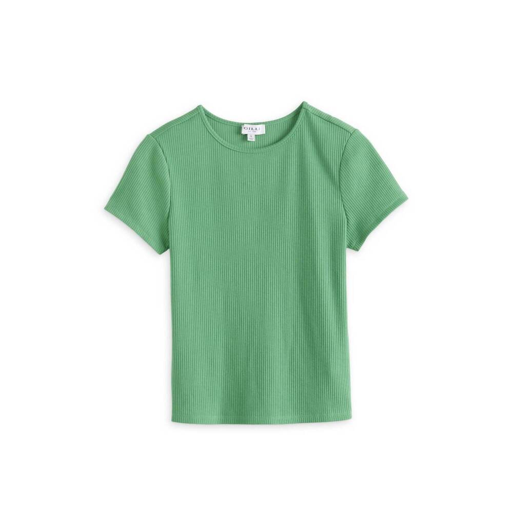 NEW GILLI women's fitted tee in green